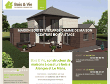 Tablet Screenshot of maison-boisetvie.com